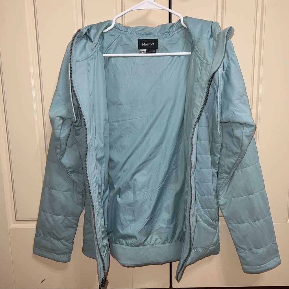 Marmot Women's Light Blue Corey Hoody Jacket Size Small - Picture 11 of 14